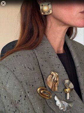 Brooches, Brooches and More Brooches.